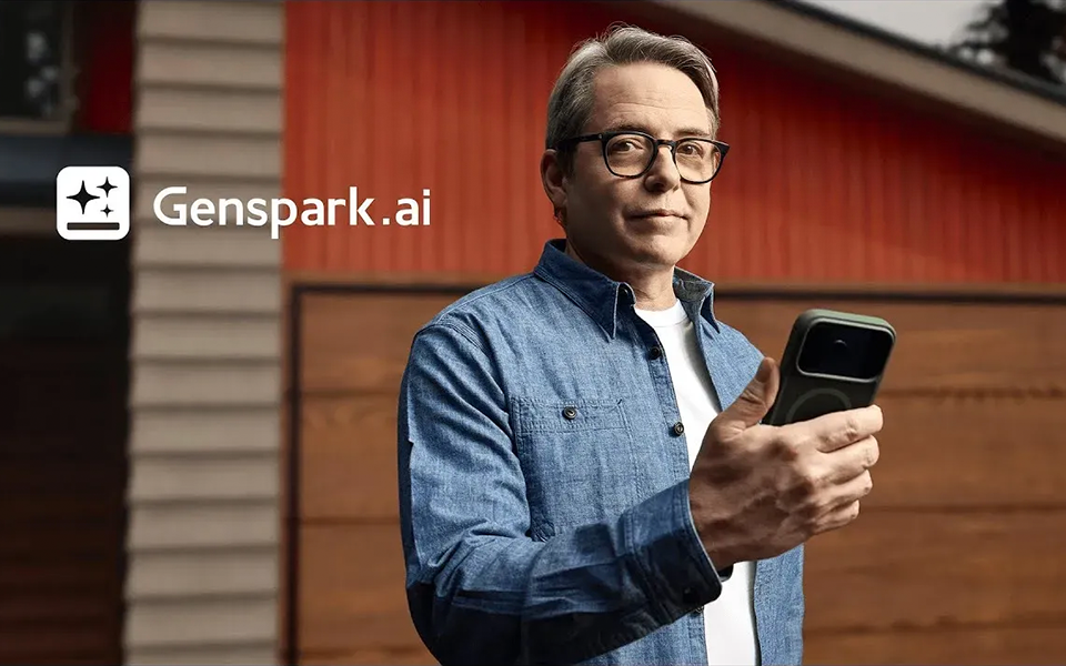 Genspark and Matthew Broderick National Superbowl ad