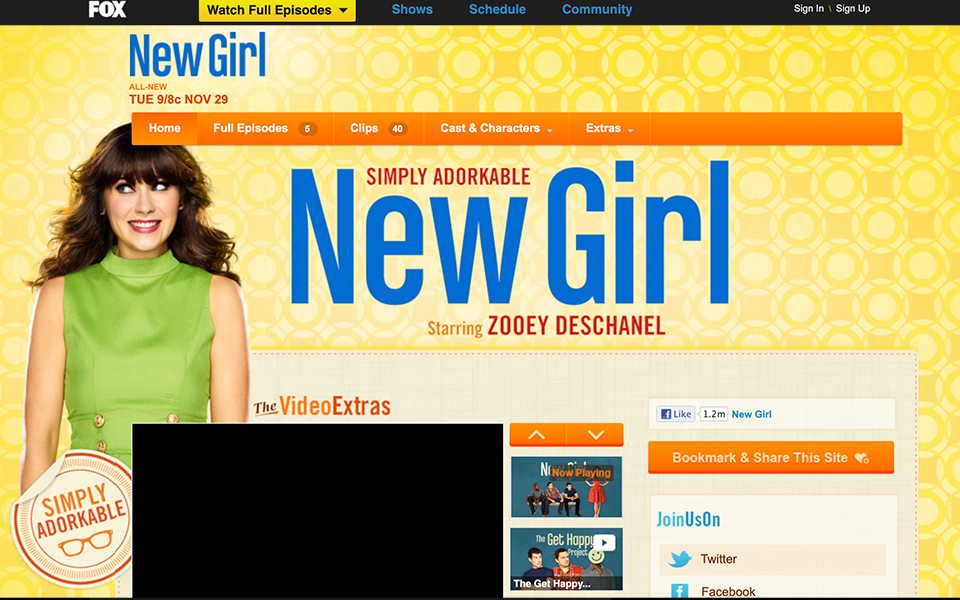 New Girl Web Site
