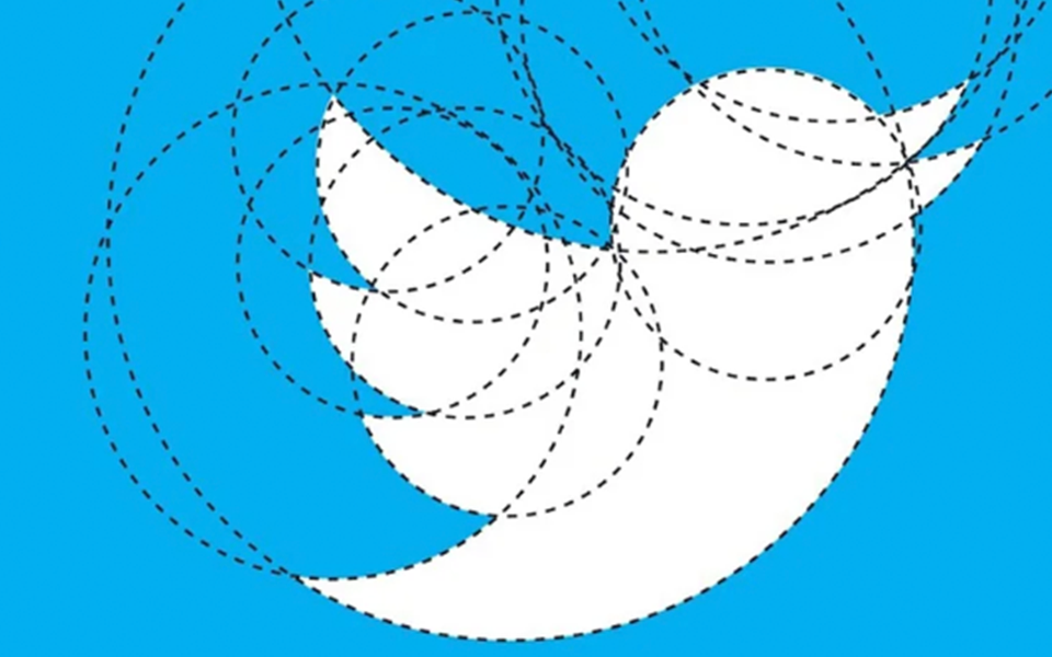 Twitter golden ratio logo